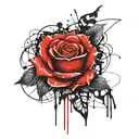 roses tattoo design idea