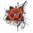 roses tattoo design idea