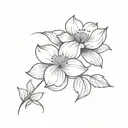 flowers   tattoo design idea