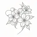 flowers   tattoo design idea