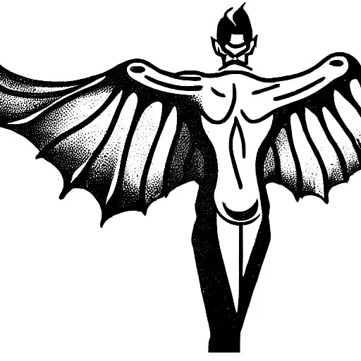 Lucifer frozen in ice feasting on judas tattoo design idea