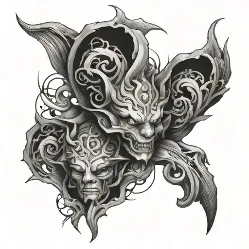 Samuri tattoo design idea