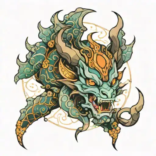 Samuri tattoo design idea