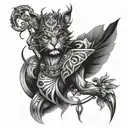 Samuri tattoo design idea