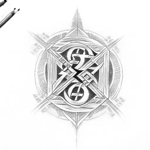 The Elder Futhark Runes tattoo design idea