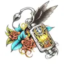 lighter tattoo design idea