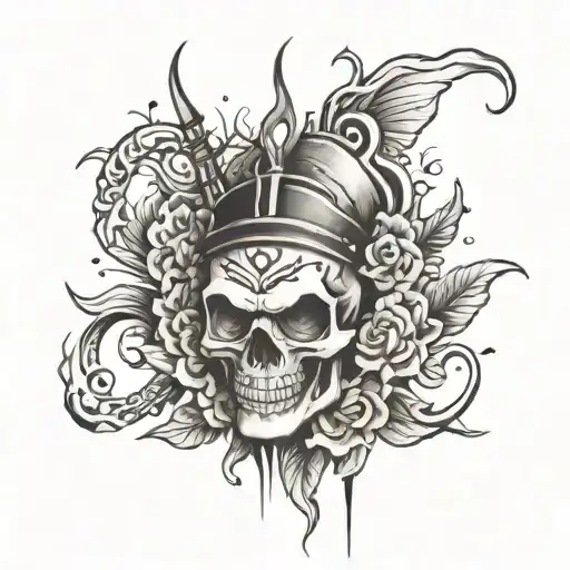 Old school tattoo hooligans tattoo design idea