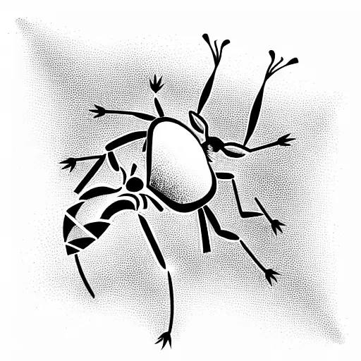 ant tattoo design idea