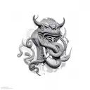 number 7 tattoo design idea