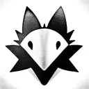 shadow of a hedgehog  tattoo design idea