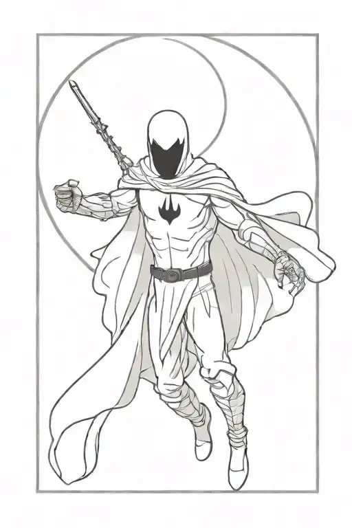 Moon Knight tattoo design idea