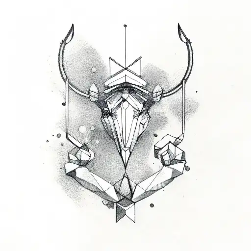 libra and Sagittarius tattoo design idea