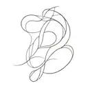 Number 8 tattoo design idea