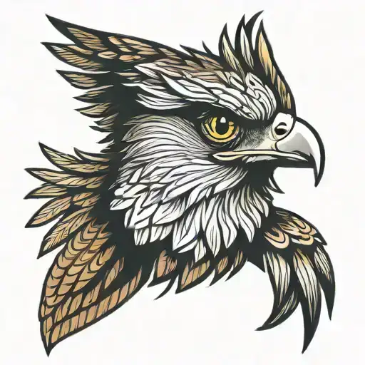 philippine eagle tattoo design idea