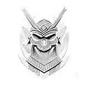 Albanian warrior tattoo design idea