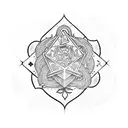 lying dice cup with six dices and playing cards surrounded by elderflowers  tattoo design idea