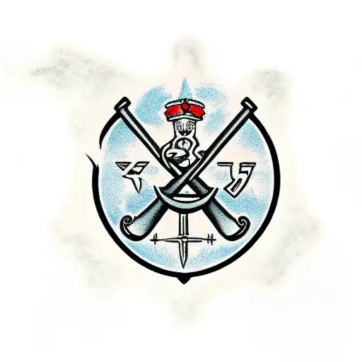 communism hammer and Scythe tattoo design idea