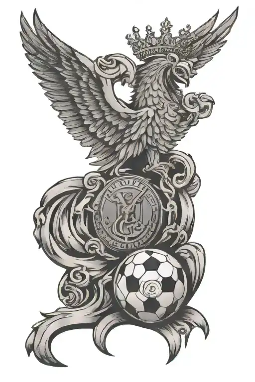 Liverpool and Real Madrid tattoo design idea