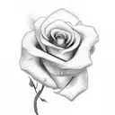 Joy Written is cursvie with a heart, cross, butterfly, and rose and the year 1944 incroperated tattoo design idea