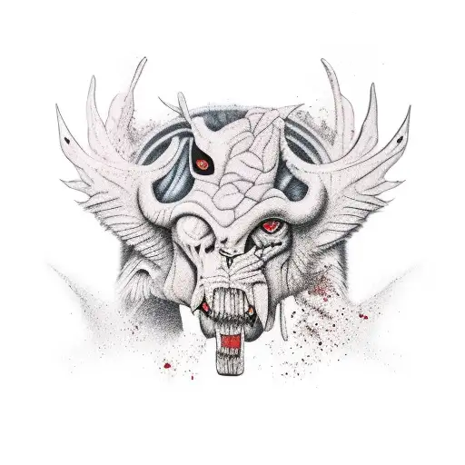savage tattoo design idea