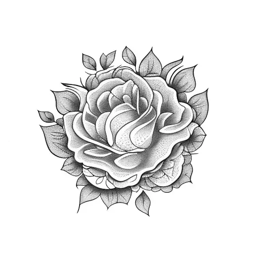 Cookie with florals tattoo design idea