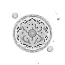 Cookie mosaic with vibrant icing colors tattoo design idea