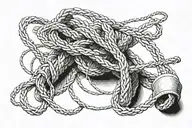 red string tied tattoo design idea