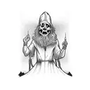 the hangman tarot tattoo design idea