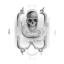 the hangman tarot tattoo design idea