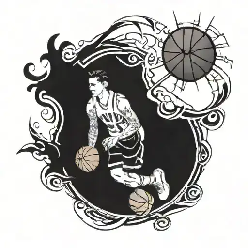 tatto for friend that passed at 15 his name was Willy he liked basketball and his number was 3 tattoo design idea