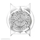 Incorporate ancient Sumerian symbols into a tattoo inspired by the Hanging Gardens of Babylon tattoo design idea