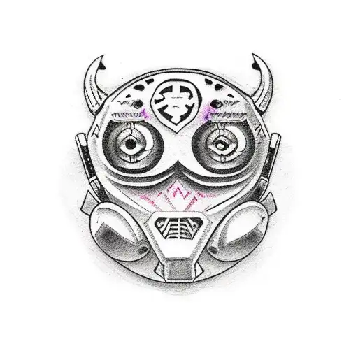 Majoras Mask tattoo design idea