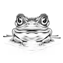 blink 182 samurai frog tattoo design idea