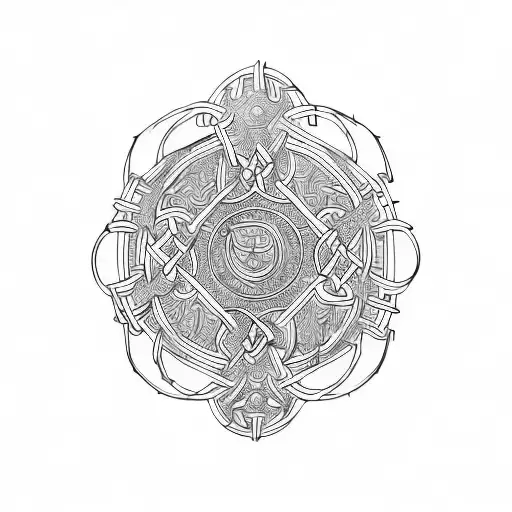 Celtic Knot tattoo design idea