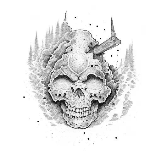 conquered a volcano 3000 meters tattoo design idea