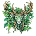 forest loki tattoo design idea