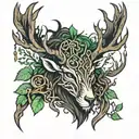 forest loki tattoo design idea