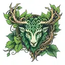 forest loki tattoo design idea