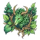 forest loki tattoo design idea