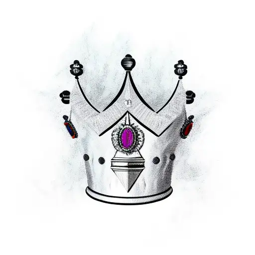 julious caesar crown tattoo design idea