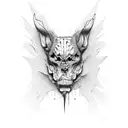 West coast rap tattoo design idea