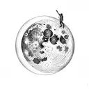 man on the moon kid cudi  tattoo design idea