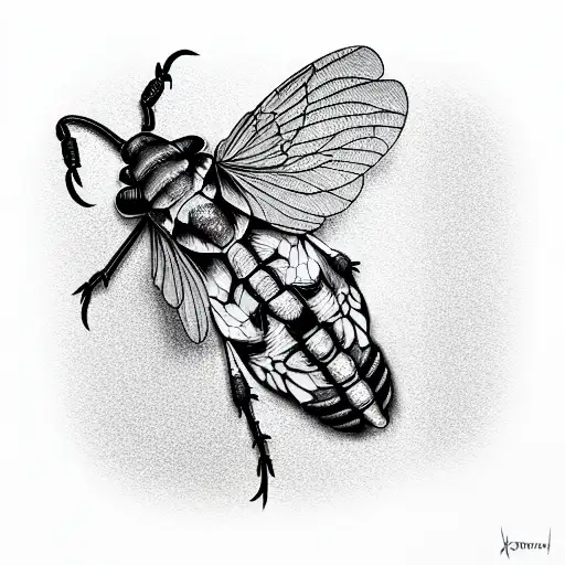 Cicada  tattoo design idea
