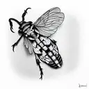 Cicada  tattoo design idea