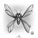 Cicada  tattoo design idea