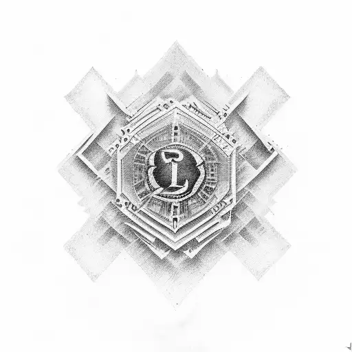 "9-11" with latin numbers tattoo design idea