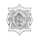 "9-11" with latin numbers tattoo design idea