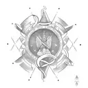 9-11 with latin numbers tattoo design idea