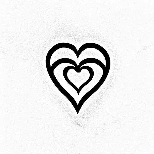 ace of hearts tattoo design idea