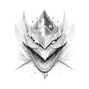 A straight sword, sword damaged, cobra wrapped around it, little glamour. tattoo design idea